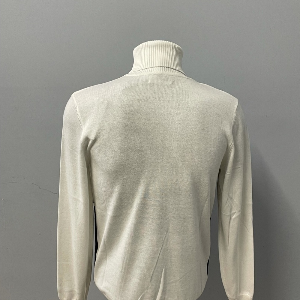 Lavane sweater turtleneck black/white knitted regular fit - Picture 3 of 3